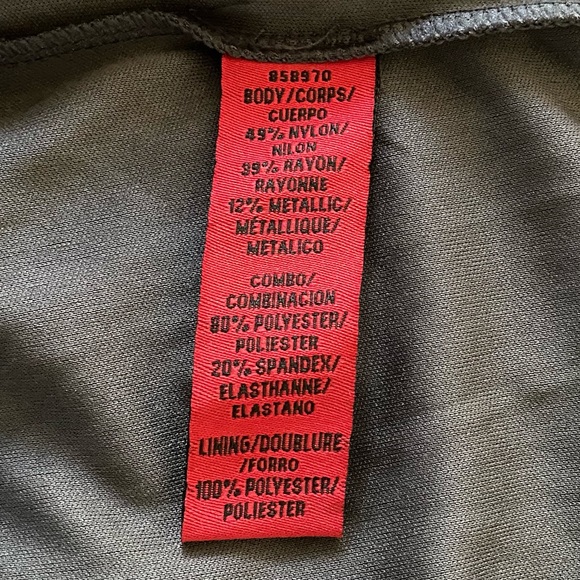 JS Collections Ethereal Gray Dress. Size 14 - Picture 5 of 8